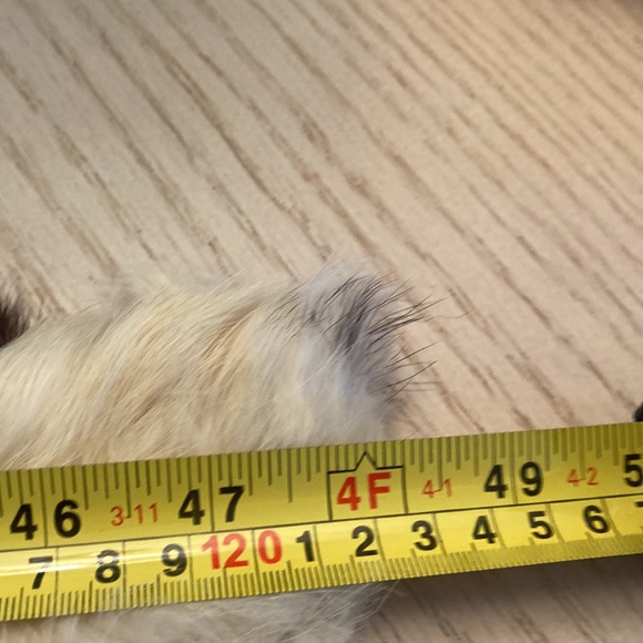 VINTAGE Genuine rabbit fur scarf - Picture 3 of 5